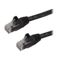thumbnail image 1 of StarTech 3ft CAT6 Ethernet Cable - Black CAT 6 Gigabit Ethernet Wire -250Mhz 100W PoE RJ45 UTP Network Patch Cord Snagless with Strain Relief (N6PATCH3BK), 1 of 6