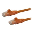 thumbnail image 1 of StarTech 4ft CAT6 Ethernet Cable - Orange CAT 6 Gigabit Ethernet Wire -250Mhz 100W PoE RJ45 UTP Network Patch Cord Snagless with Strain Relief (N6PATCH4OR), 1 of 3