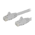 thumbnail image 1 of StarTech 8ft CAT6 Ethernet Cable - White CAT 6 Gigabit Ethernet Wire -250Mhz 100W PoE RJ45 UTP Network Patch Cord Snagless with Strain Relief (N6PATCH8WH), 1 of 2