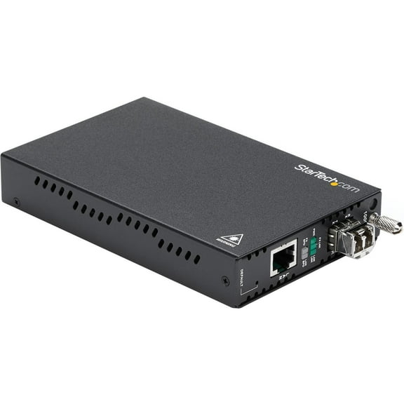 StarTech.com OAM Managed Gigabit Ethernet Fiber Media Converter, Multi Mode LC 550m, 802.3ah Compliant