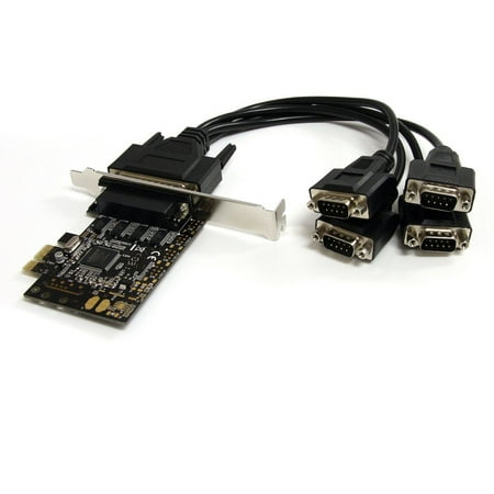 StarTech 4 Port RS232 PCI Express Serial Card with Breakout Cable
