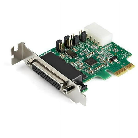 StarTech 4-port PCI Express RS232 Serial Adapter Card - PCIe Serial DB9 Controller Card 16950 UART - Low Profile - Windows/Linux (pex4s953lp)