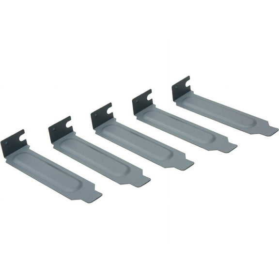 StarTech.com Steel Low Profile Expansion Slot Cover Plate - 5 Pack - Add a cover for an exposed low profile expansion card slot - Compatible with low-profile computers such as micro towers and POS