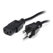 StarTech.com PXT101_10 10 ft Standard Computer Power Cord - NEMA 5-15P to C13 - 10ft NEMA 5-15P to IEC 320 C13 Power Cable