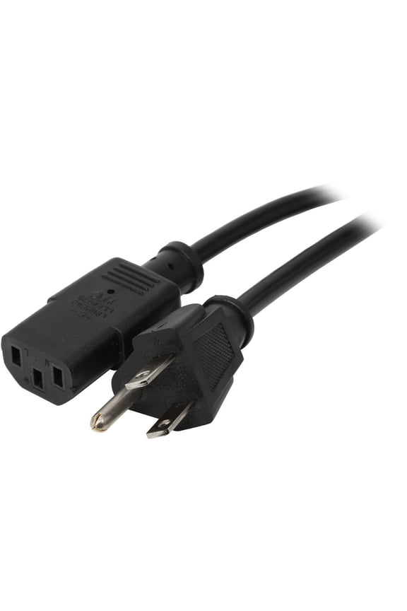 6ft Computer Power Cord NEMA5-15P to C13