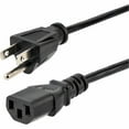 thumbnail image 1 of StarTech.com 12ft (3.6m) Computer Power Cord, NEMA 5-15P to C13, 10A 125V, 18AWG, Black Replacement AC Power Cord, Printer Power Cord, PC Power Supply Cable, Monitor Power Cable - UL Listed, 1 of 4