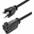 thumbnail image 1 of StarTech 6' Power Cord Extension with NEMA 5-15 Power Receptacle and Plug, 16 AWG, 1 of 6