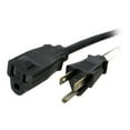 thumbnail image 1 of StarTech 6' Power Cord Extension with NEMA 5-15 Power Receptacle and Plug, 16 AWG, 1 of 3