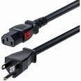 thumbnail image 1 of StarTech 15ft (4.5m) Heavy Duty Power Cord, NEMA 5-15P to Locking C13, 125V 15A, 14AWG, Replacement AC Power Cable, UL Listed, TAA, 1 of 4