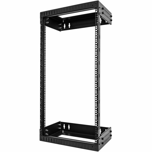 StarTech 21U 19 Wall Mount Network Rack - Adjustable Depth 12-20" Open Frame for Server Room /AV/Data/Computer Equipment w/Cage Nuts (261799)"