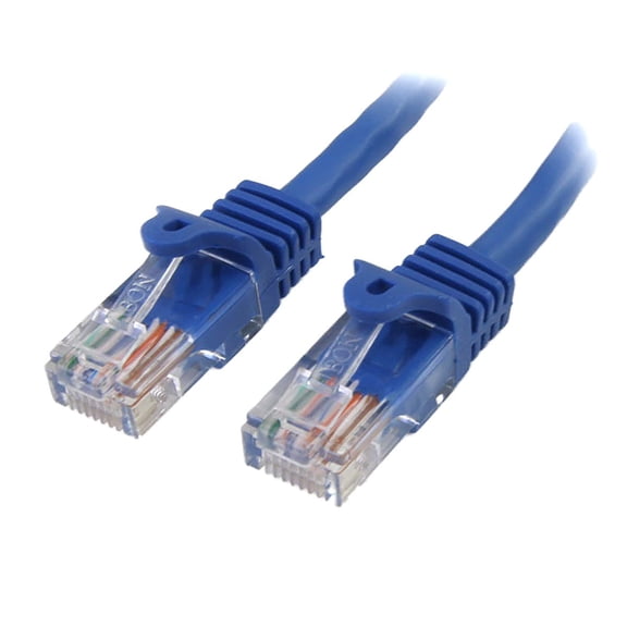 StarTech.com 10 ft Blue Snagless Cat5e UTP Patch Cable