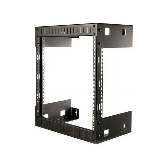 8U OPEN FRAME WALL MOUNT EQUIPMENT RACK 12IN DEEP