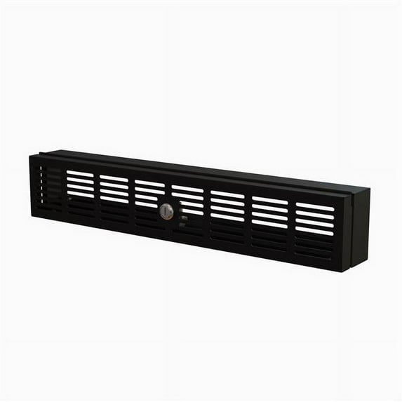 StarTech.com RKSECLK2U 2U Rack-Mount Security Cover, Hinged - Black