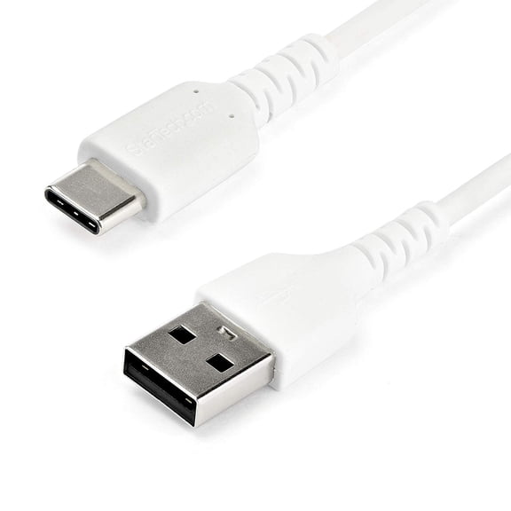 StarTech.com RUSB2AC1MW 1 m (3.3 ft.) USB 2.0 to USB C Cable - White