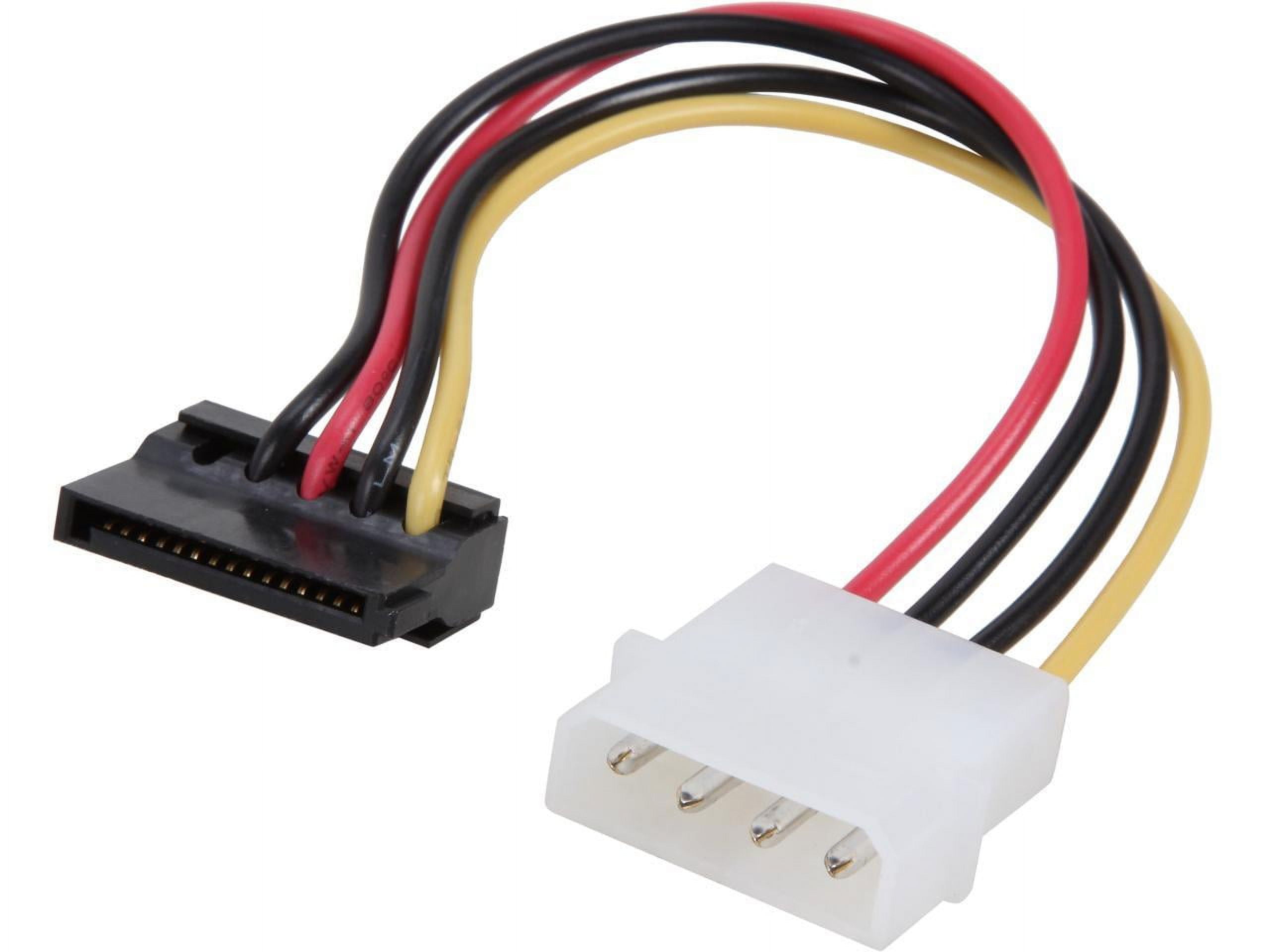 SATA Power Cable with Dual right angle SATA plug crimping type connector