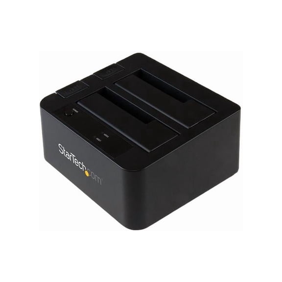 StarTech.com USB 3.1 (10Gbps) Dual-Bay Dock for 2.5"/3.5" SATA SSD/HDDs with UASP - Dock two 2.5" & 3.5" SATA SSD/HDDs over high performance USB 3.1 Gen 2 (10 Gbps)