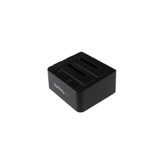 StarTech.com USB 3.1 (10Gbps) Dual-Bay Dock for 2.5"/3.5" SATA SSD/HDDs with UASP - Dock two 2.5" & 3.5" SATA SSD/HDDs over high performance USB 3.1 Gen 2 (10 Gbps)