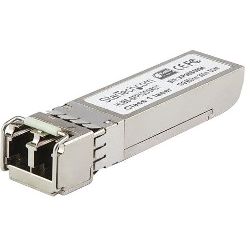Startech.com Emc Sfp-10g-sr Compatible Sfp+ Module, 10gbase-sr, 10gbe Multimode Fiber Mmf Optic Transceiver, 10ge Gigabit Ethernet Sfp+, Lc Connector, 400m, 850nm, Ddm, Mini Gbic - Lifetime Warranty