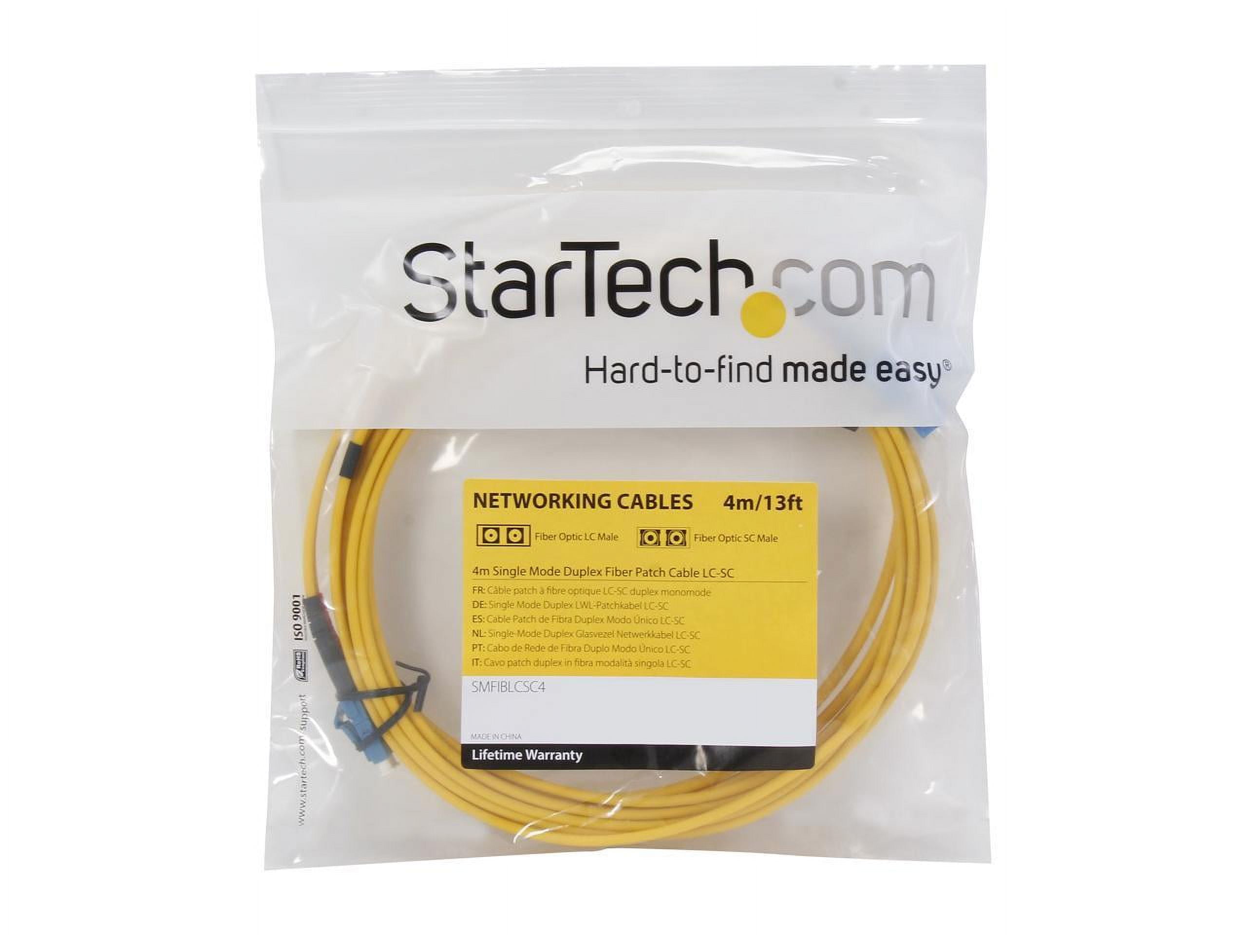 50 M Optisches Patchkabel LC/LC Singlemode – Für Außenbereich, Gepanzert, 9/125 SMF (Outdoor)