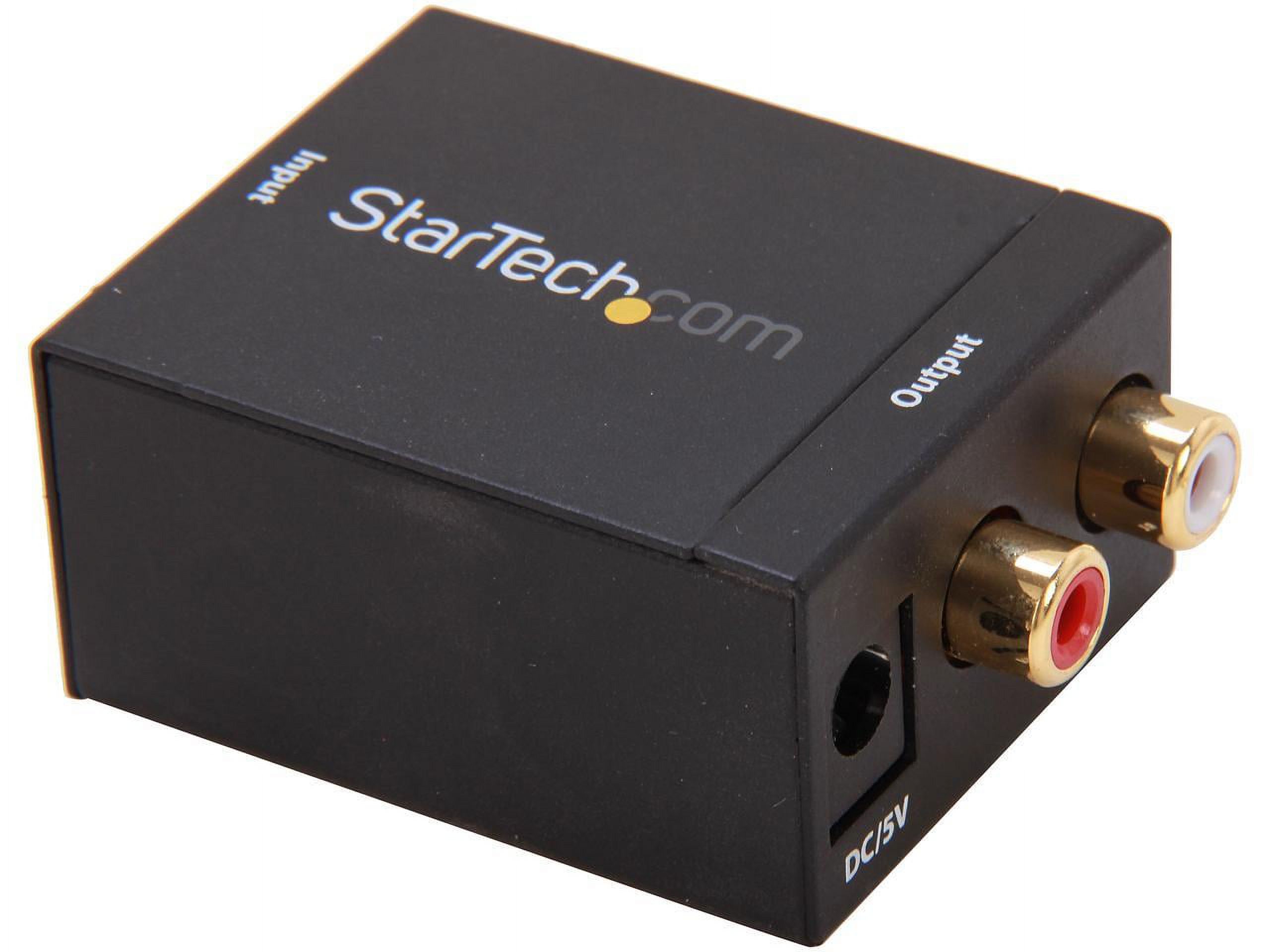 StarTech.com SPDIF2AA SPDIF Digital Coaxial or Toslink to Stereo RCA Audio Converter - image 1 of 5