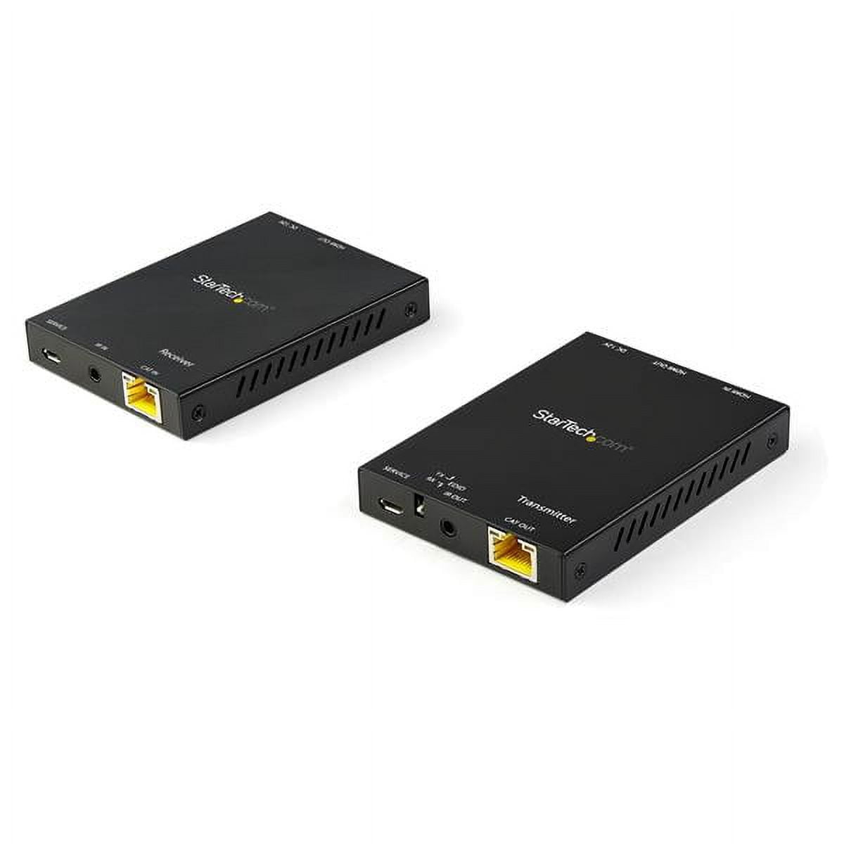 StarTech.com ST121HD20V HDMI over CAT6 Extender Kit, 4K 60Hz - Black