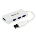 thumbnail image 1 of StarTech Portable 4 Port SuperSpeed Mini USB 3.0 Hub - White (ST4300MINU3W), 1 of 6