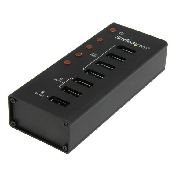4PORT AC POWERED USB 3 HUB WITH 3 DEDICATED CHARGE PORTS