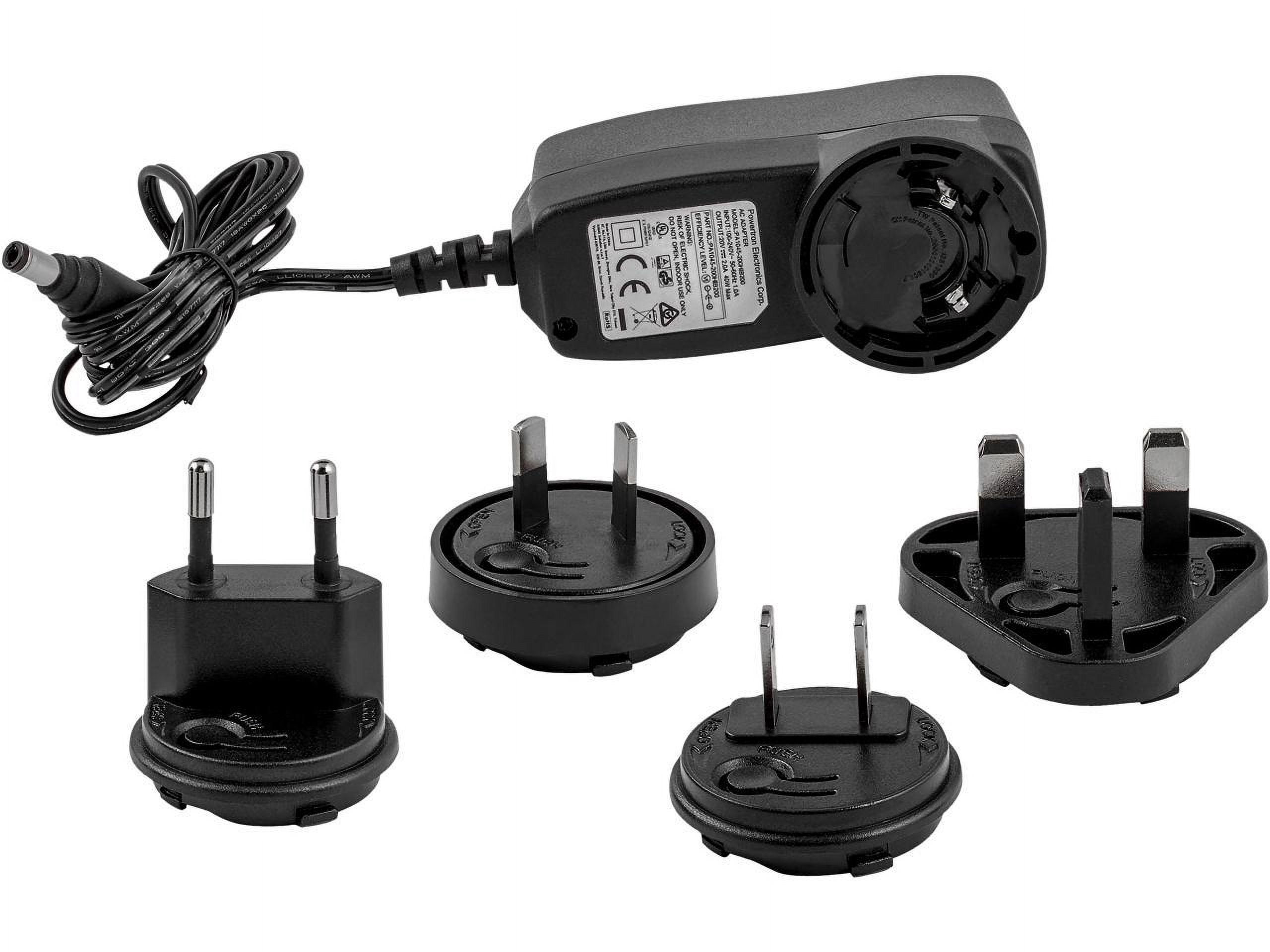 StarTech.com SVA20N2NEUA 20V DC Power Adapter with Type-N Barrel for ...
