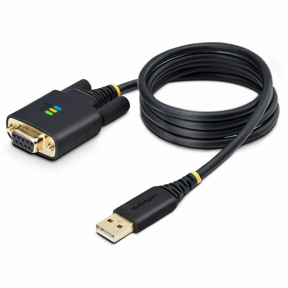 StarTech.com Serial/USB Cable Connector w/ Serial/USB Data Transfer Cable, 2 x DB9 Nuts, 1 x Quick-Start Guide
