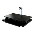thumbnail image 1 of StarTech.com Sit-Stand Desk Converter with Monitor Arm - 35" Wide - Height Adjustable Standing Desk Solution - Arm for up to 30" Monitor, 1 of 5