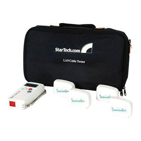 StarTech.com RJ45 Network Cable Tester with 4 Remote Loopback Plugs - Network tester