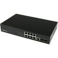 thumbnail image 1 of StarTech.com 10 Port L2 Managed Gigabit Ethernet Switch with 2 Open SFP Slots, Rack Mountable, 1 of 3