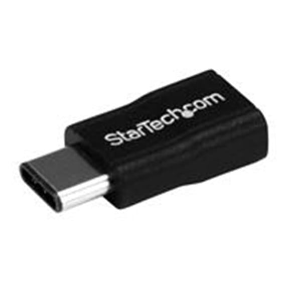 StarTech.com USB 2.0 USB-C to Micro-USB Adapter Male to Female - Black