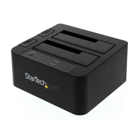 ESATA/USB 3.0 DUAL HDD/SSD DOCK W/ UASP F/ SATA 6GBPS 2.5/3.5IN HDD