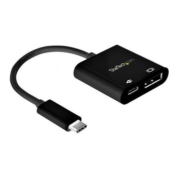 StarTech USB C to DisplayPort Adapter with 60W Power Delivery Pass-Through - 8K/4K USB Type-C to DP 1.4 Video Converter w/ Charging (241333)