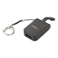 thumbnail image 1 of StarTech.com Compact USB C to DisplayPort 1.4 Adapter, 8K 60Hz/4K USB-C to DP Video Converter w/ Keychain Ring, USB Type-C DP Alt Mode (HBR3 HDR DSC) to DP Monitor Dongle, TB3 Compatible - USB-C Keychain Adapter (CDP2DPFC) - USB / DisplayPort adapter - USB-C (M) to DisplayPort (F) - Displayport 1.2/Thunderbolt 3 - 4K support - black, 1 of 14