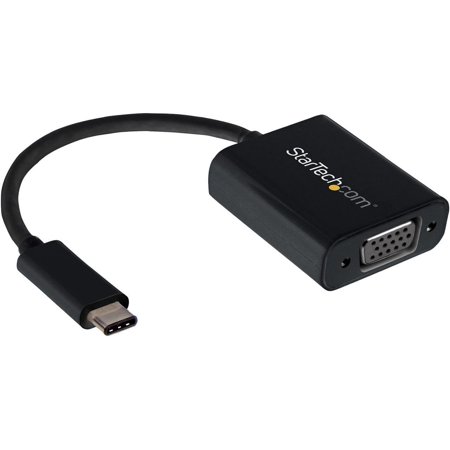 StarTech.com USB-C to VGA Adapter, Black