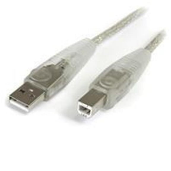 StarTech.com USB2HAB10T 10 ft. Transparent USB2 Cable - A to B