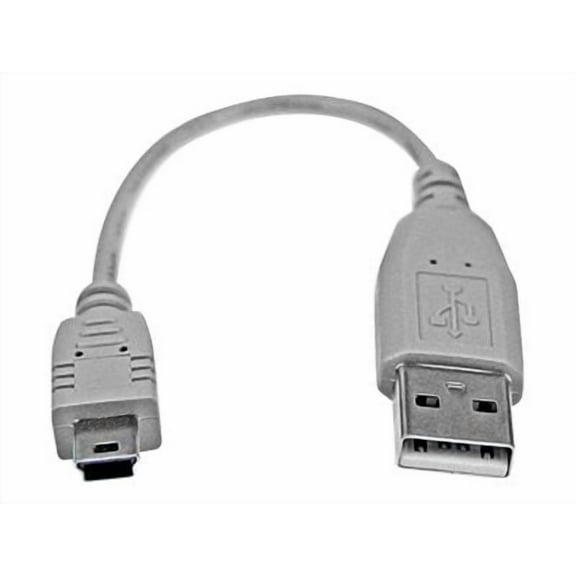 StarTech.com USB2HABM6IN Gray Mini USB 2.0 Cable - A to Mini B