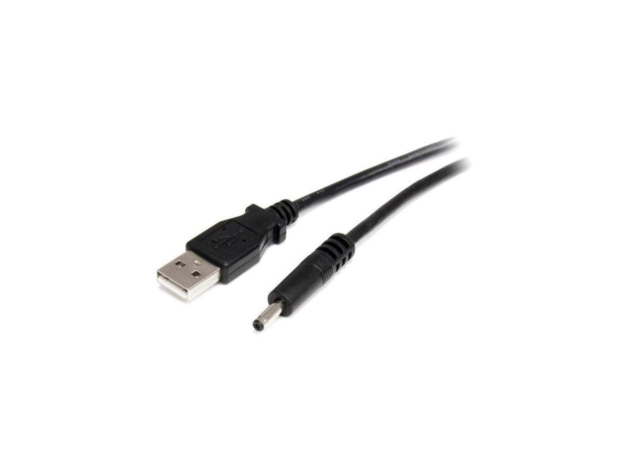 StarTech.com USB2TYPEH2M Black USB to 3.4mm power cable - Type H barrel - 2m - image 1 of 2