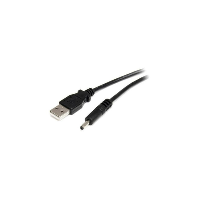 StarTech.com USB2TYPEH2M Black USB to 3.4mm power cable - Type H barrel - 2m