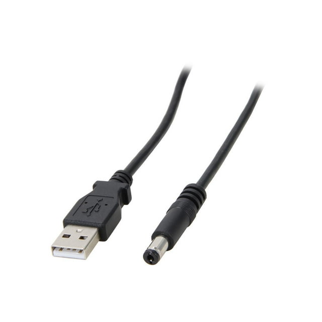 StarTech.com USB2TYPEM Black USB to Type M Barrel 5V DC Power Cable