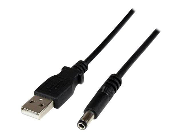 StarTech.com USB2TYPEN1M Black USB to Type N Barrel 5V DC Power