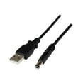 thumbnail image 1 of StarTech.com USB2TYPEN1M Black USB to Type N Barrel 5V DC Power Cable - USB A to 5.5mm DC, 1 of 3