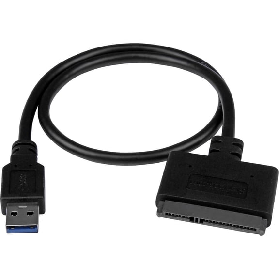 StarTech.com USB 3.1 to 2.5" SATA Hard Drive Adapter - USB 3.1 Gen 2 10Gbps with UASP External HDD/SSD Storage Converter