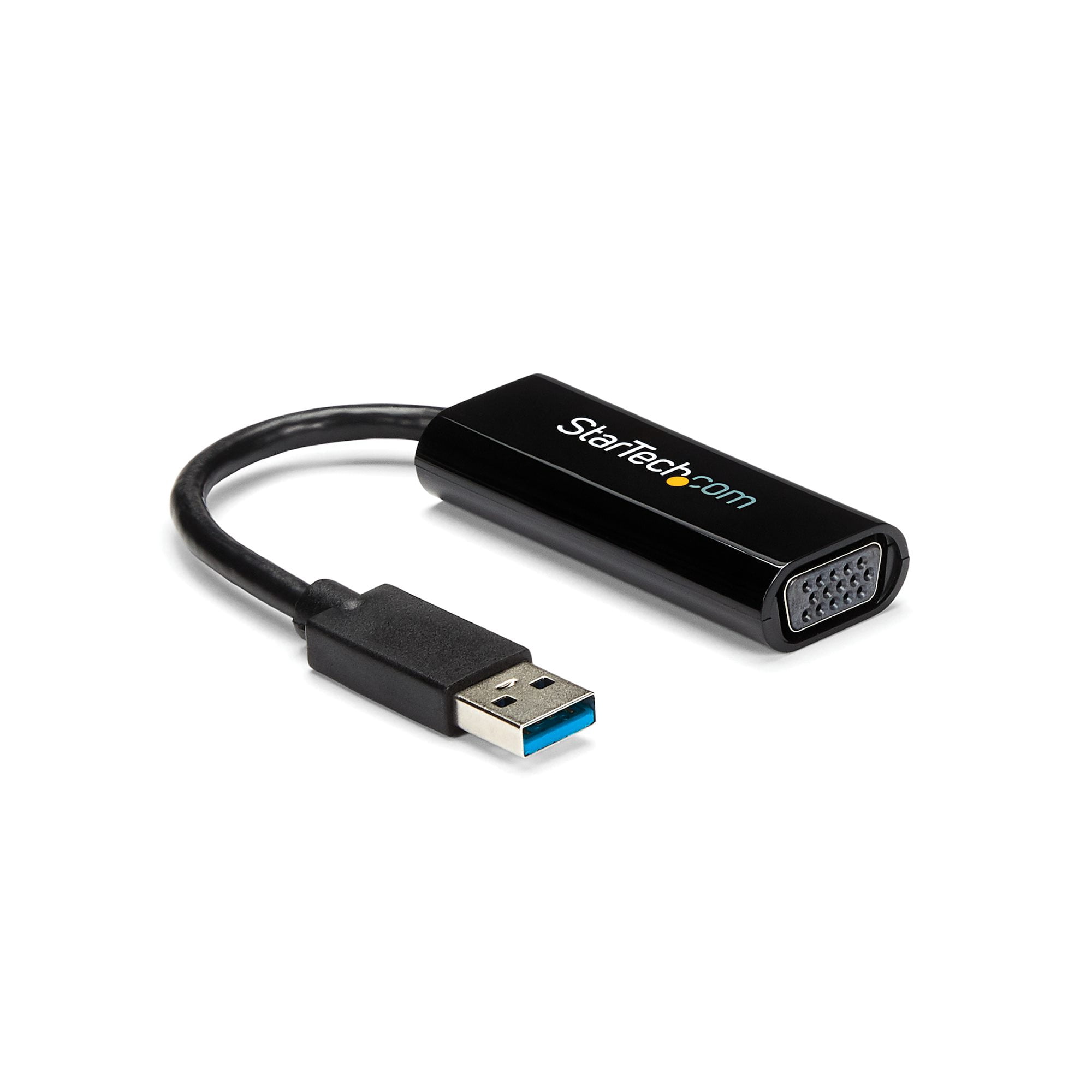 Video Card Adapter Computer StarTech Slim USB 3.0 to VGA External Video Card Multi Monitor Adapter ...