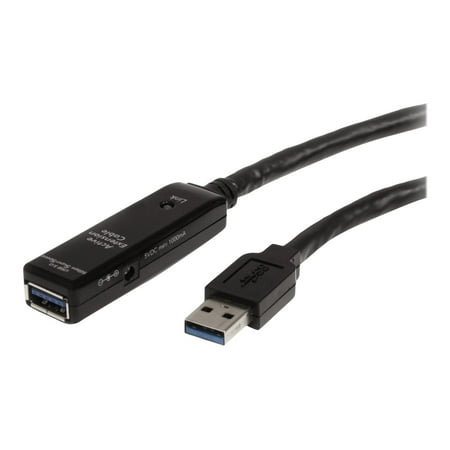 StarTech.com USB3AAEXT3M Black USB 3.0 Active Extension Cable
