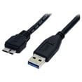 thumbnail image 1 of StarTech.com USB3AUB50CMB 1.6 ft Black SuperSpeed USB 3.0 Cable A to Micro B, 1 of 6