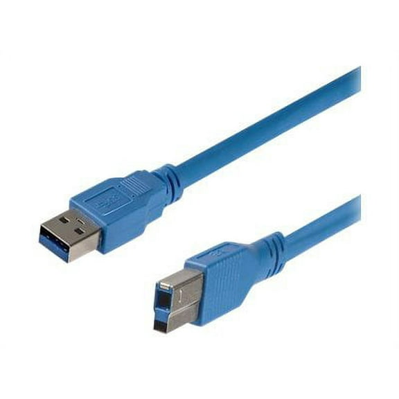 StarTech.com USB3SAB1 1 ft. Blue SuperSpeed USB 3.0 Cable A to B - M/M