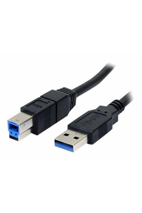Startech 6 ft Black SuperSpeed USB 3.0 Cable A to B - M/M - Type A Male USB - Type B Male USB - 6ft - Black